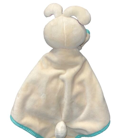My B Toys Lovey Plush Bunny Rabbit Security Blanket Crinkle Leaf Baby Nursery - Picture 8 of 13